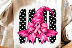 Pink Witch Hat Bow PNG Sublimation Desig Product Image 4