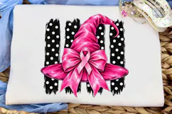 Pink Witch Hat Bow PNG Sublimation Desig Product Image 5