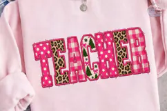 Teacher Leopard Pink PNG Sublimation Des Product Image 3