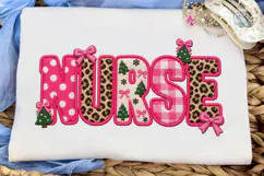 Nurse Christmas PNG Sublimation Shirt De Product Image 5