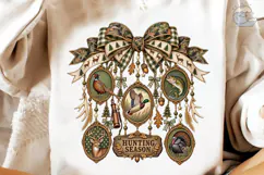 Hunting Season Ornament PNG Sublimation Product Image 3