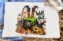 Well Shit Halloween PNG Sublimation Shir Product Image 5