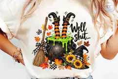 Well Shit Halloween PNG Sublimation Shir Product Image 6