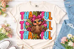 Thankful Turkey PNG Sublimation Design Product Image 2