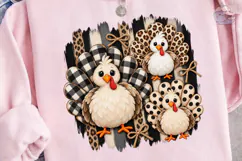Farmyard Family Chickens PNG Sublimation Product Image 3