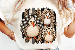 Farmyard Family Chickens PNG Sublimation Product Image 6