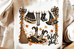 Well Shit Halloween PNG Sublimation Desi Product Image 4