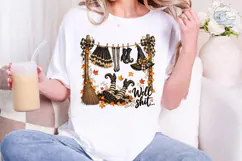 Well Shit Halloween PNG Sublimation Desi Product Image 1