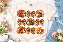 Thanksgiving Turkey PNG Sublimation Bund Product Image 2