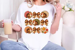Thanksgiving Turkey PNG Sublimation Bund Product Image 4