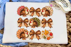 Thanksgiving Turkey PNG Sublimation Bund Product Image 5