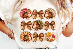 Thanksgiving Turkey PNG Sublimation Bund Product Image 6
