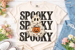 Spooky Spooky Spooky Ghost PNG Shirt Des Product Image 2