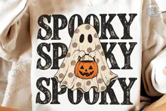 Spooky Spooky Spooky Ghost PNG Shirt Des Product Image 4