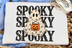 Spooky Spooky Spooky Ghost PNG Shirt Des Product Image 5