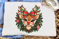 Festive Reindeer PNG Sublimation Design Product Image 5