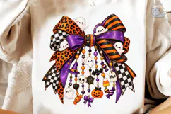 Halloween Bow Charm PNG Sublimation Desi Product Image 4