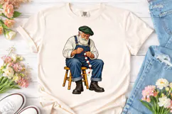 Grandpa Juggling PNG Shirt Design Product Image 2