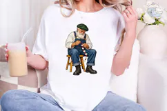 Grandpa Juggling PNG Shirt Design Product Image 5