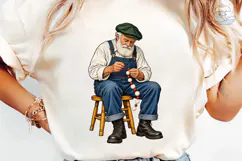 Grandpa Juggling PNG Shirt Design Product Image 6