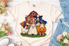 Farm Animals Halloween PNG Sublimation D Product Image 1