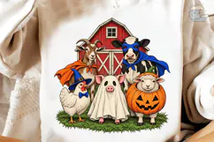 Farm Animals Halloween PNG Sublimation D Product Image 3