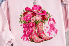 Cowboy Boots Flowers PNG Sublimation Des Product Image 3