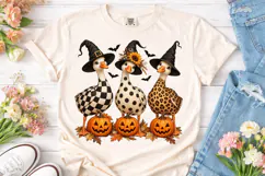 Halloween Witch Duck PNG Sublimation Des Product Image 2