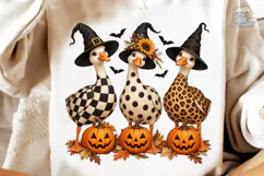 Halloween Witch Duck PNG Sublimation Des Product Image 4