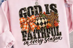 God is Faithful Autumn PNG Sublimation D Product Image 3