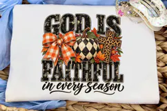 God is Faithful Autumn PNG Sublimation D Product Image 5