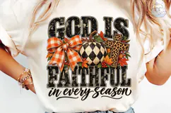 God is Faithful Autumn PNG Sublimation D Product Image 6