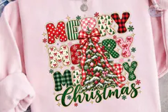 Merry Christmas PNG Sublimation Shirt De Product Image 2