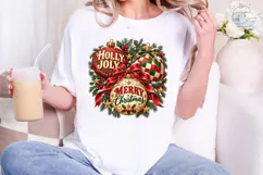 Holly Jolly Merry Christmas PNG Sublimat Product Image 4