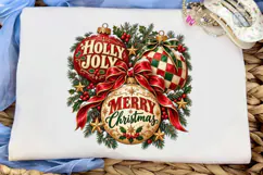 Holly Jolly Merry Christmas PNG Sublimat Product Image 5
