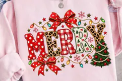 Merry Christmas PNG Sublimation Shirt De Product Image 1