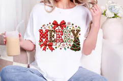 Merry Christmas PNG Sublimation Shirt De Product Image 4