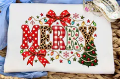 Merry Christmas PNG Sublimation Shirt De Product Image 5