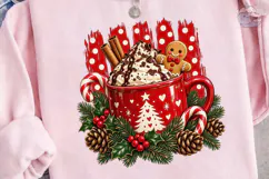 Christmas Hot Cocoa PNG Sublimation Desi Product Image 3