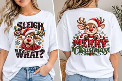 Trending Christmas Front & Back PNG, Reindeer PNG Product Image 2