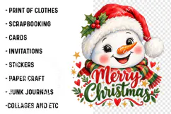 Trending Christmas PNG, Christmas PNG, Snowman Christmas PNG Product Image 3