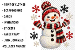 Trending Christmas PNG, Christmas PNG, Snowman Christmas PNG Product Image 3