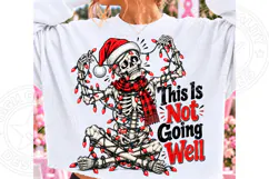 Trending Christmas PNG,Christmas Skeleton PNG Product Image 1