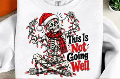 Trending Christmas PNG,Christmas Skeleton PNG Product Image 2