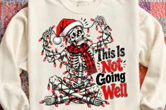 Trending Christmas PNG,Christmas Skeleton PNG Product Image 4
