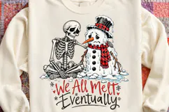 Trending Christmas PNG,Christmas Skeleton PNG Product Image 4
