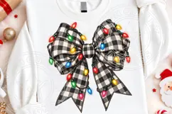 Trending Christmas PNG, Lights Bow PNG Product Image 4