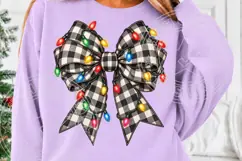 Trending Christmas PNG, Lights Bow PNG Product Image 5