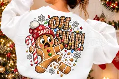 Trending Christmas PNG, Oh Snap Gingerbread Png Product Image 2