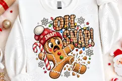 Trending Christmas PNG, Oh Snap Gingerbread Png Product Image 4